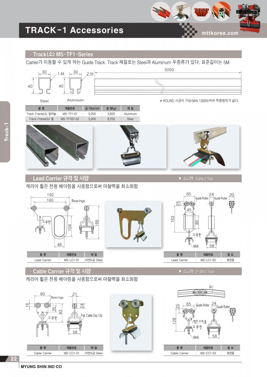 Công ty TNHH MTT Hàn Quốc Máng C cầu trục - Track system Công ty TNHH MTT Hàn Quốc Máng C cầu trục - Track system