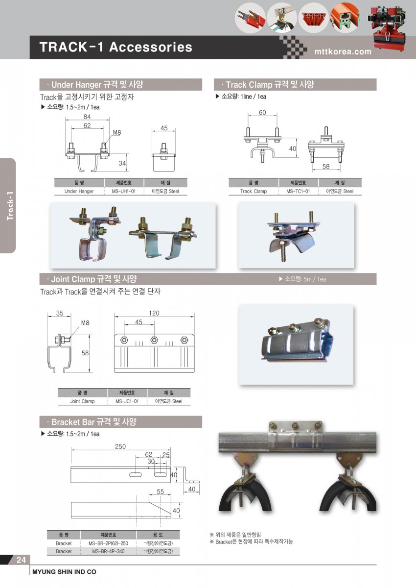 Công ty TNHH MTT Hàn Quốc Máng C cầu trục - Track system Công ty TNHH MTT Hàn Quốc Máng C cầu trục - Track system