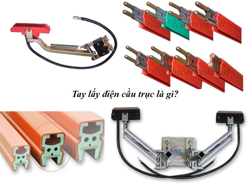 Tay lấy điện cầu trục