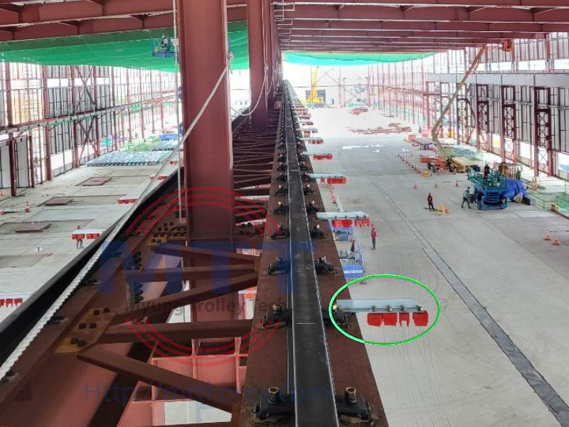 Giá đỡ ray điện cầu trục