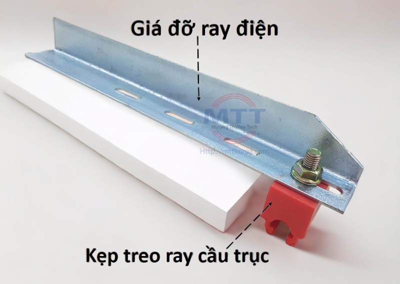 Công ty TNHH MTT Hàn Quốc Kẹp ray điện cầu trục 1P 3P 4P 6P 