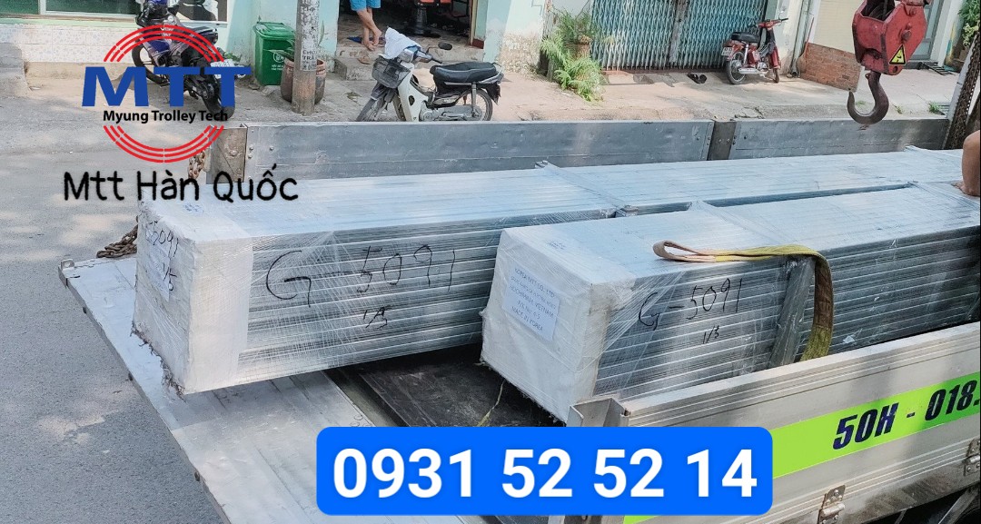 Công ty TNHH MTT Hàn Quốc Ray C cầu trục 40x50 (5m/thanh) 
