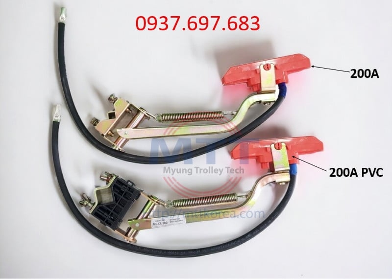 Công ty TNHH MTT Hàn Quốc Tay lấy điện cầu trục 200A PVC Công ty TNHH MTT Hàn Quốc Tay lấy điện cầu trục 200A PVC