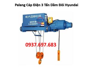 Palang cáp dầm đôi 3 tấn