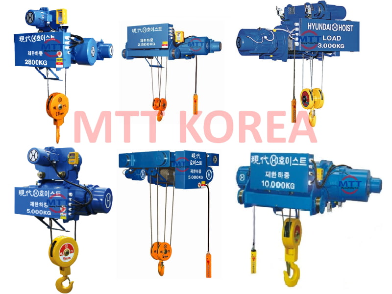 Công ty TNHH MTT Hàn Quốc Palang cáp dầm đơn 10 tấn Hyundai 