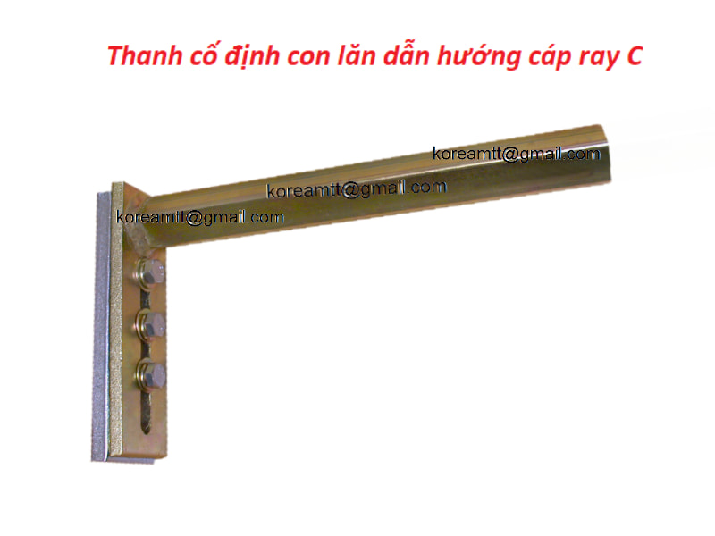 Thanh cố định con lăn dẫn đầu cáp