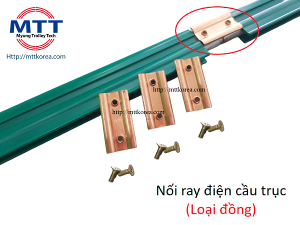 Nối ray điện cầu trục