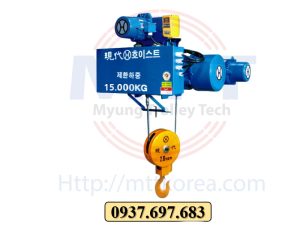 Palang cáp dầm đơn 15 tấn Hyundai