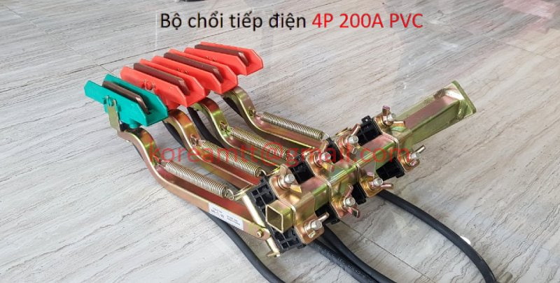 Công ty TNHH MTT Hàn Quốc Tay lấy điện cầu trục 200A PVC Công ty TNHH MTT Hàn Quốc Tay lấy điện cầu trục 200A PVC
