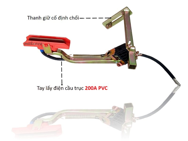 Công ty TNHH MTT Hàn Quốc Tay lấy điện cầu trục 200A PVC Công ty TNHH MTT Hàn Quốc Tay lấy điện cầu trục 200A PVC