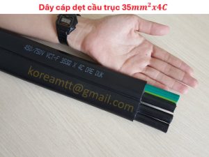 Dây cáp dẹt cầu trục 35mm² 4 lõi