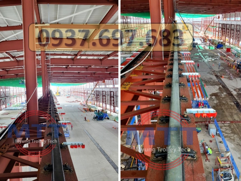 Công ty TNHH MTT Hàn Quốc Ray điện cầu trục 300A Hàn Quốc 