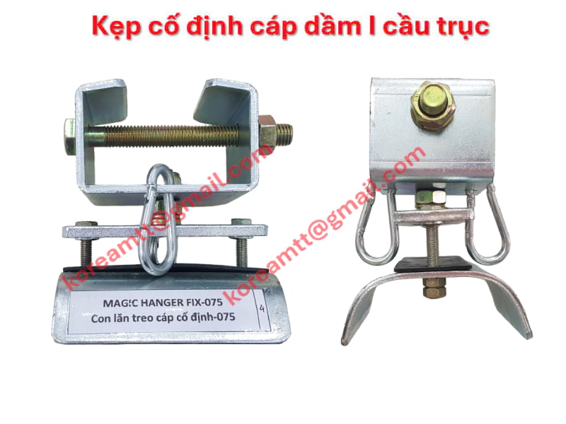 Công ty TNHH MTT Hàn Quốc Kẹp cố định cáp dầm I cầu trục 