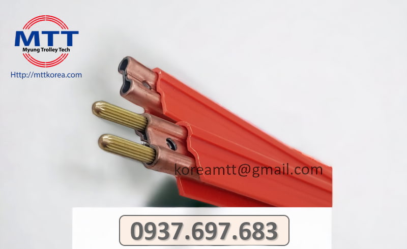 Công ty TNHH MTT Hàn Quốc Ray điện cầu trục 3P 150A Hàn Quốc 