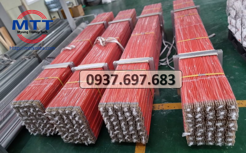 Công ty TNHH MTT Hàn Quốc Ray điện Hàn Quốc 1P 200A cầu trục Công ty TNHH MTT Hàn Quốc Ray điện Hàn Quốc 1P 200A cầu trục