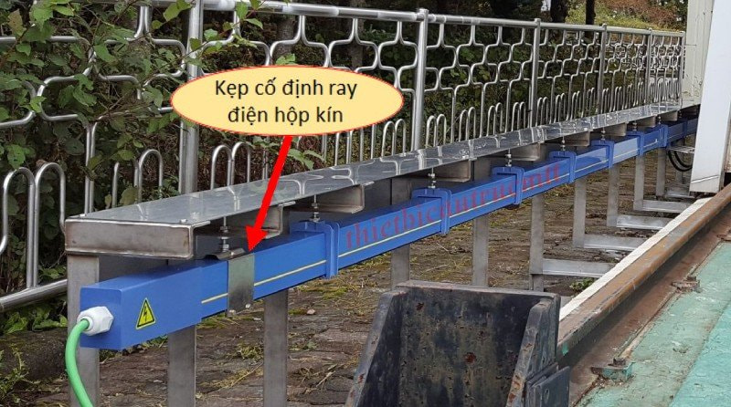 Công ty TNHH MTT Hàn Quốc Kẹp cố định ray điện hộp kín 