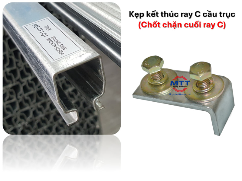 Kẹp kết thúc ray C