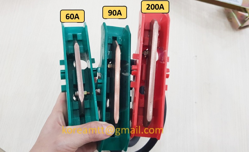 Công ty TNHH MTT Hàn Quốc Đầu chổi điện cầu trục 200A 