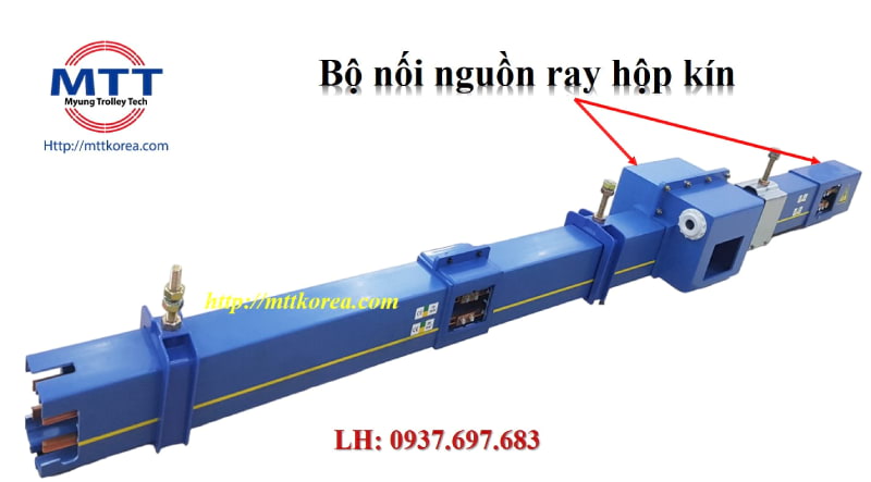 Công ty TNHH MTT Hàn Quốc Hộp cấp nguồn điện cuối ray hộp kín 