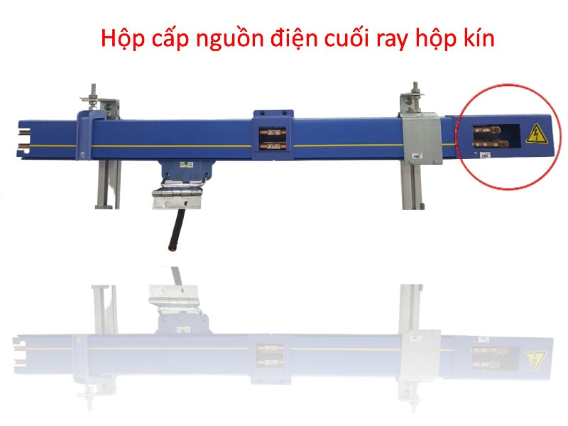 Công ty TNHH MTT Hàn Quốc Hộp cấp nguồn điện cuối ray hộp kín 