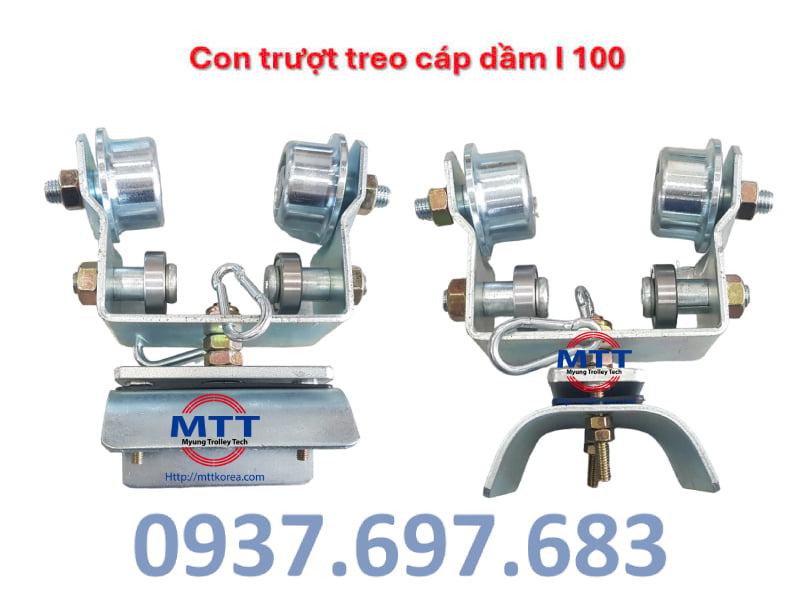 Con trượt treo cáp dầm I