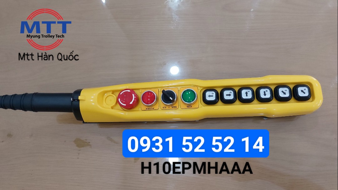Công ty TNHH MTT Hàn Quốc Tay bấm điều khiển H10EPMHAAA loại 10 nút Công ty TNHH MTT Hàn Quốc Tay bấm điều khiển H10EPMHAAA loại 10 nút