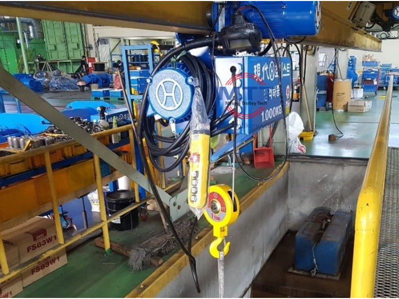 Công ty TNHH MTT Hàn Quốc Palang cáp dầm đơn 1 tấn Hyundai 