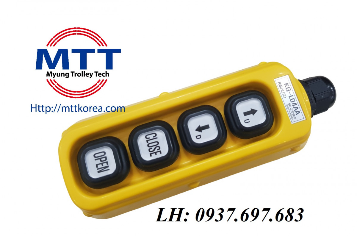 Công ty TNHH MTT Hàn Quốc Công tắc điều khiển L04AA cho cầu trục 
