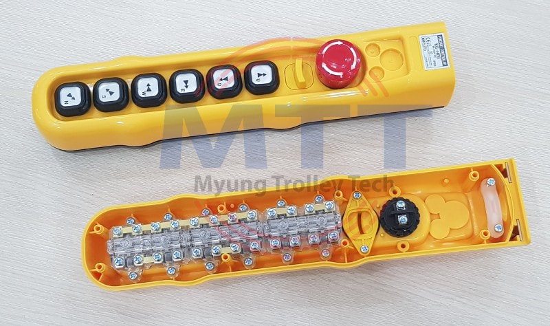 Công ty TNHH MTT Hàn Quốc Điều khiển cầu trục 6 nút H06ECCC Công ty TNHH MTT Hàn Quốc Điều khiển cầu trục 6 nút H06ECCC