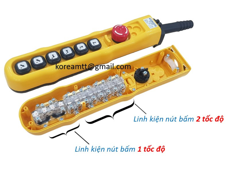 Công ty TNHH MTT Hàn Quốc Nút bấm cẩu trục tay bấm điều khiển 