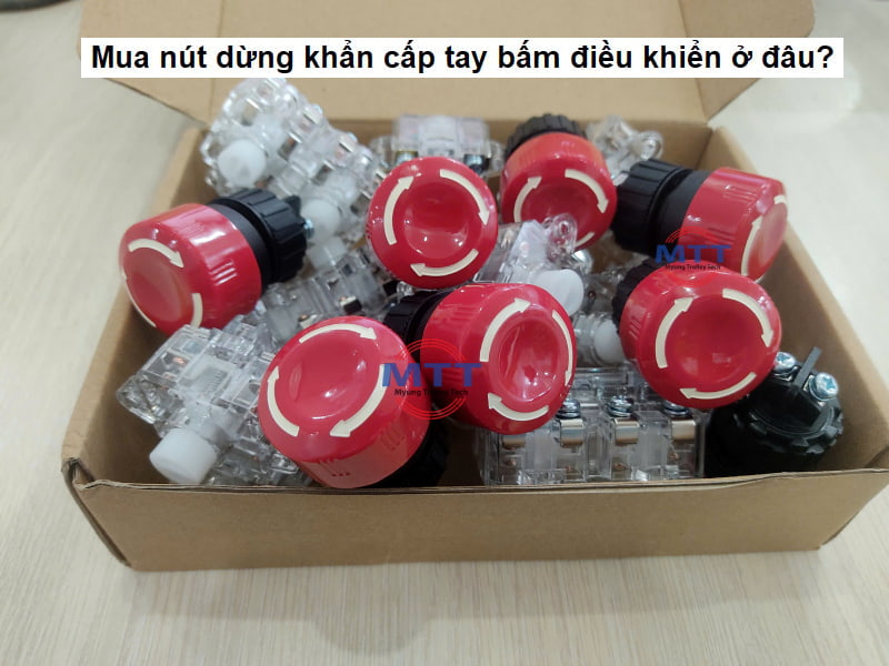 Công ty TNHH MTT Hàn Quốc Nút dừng khẩn cấp tay bấm điều khiển 