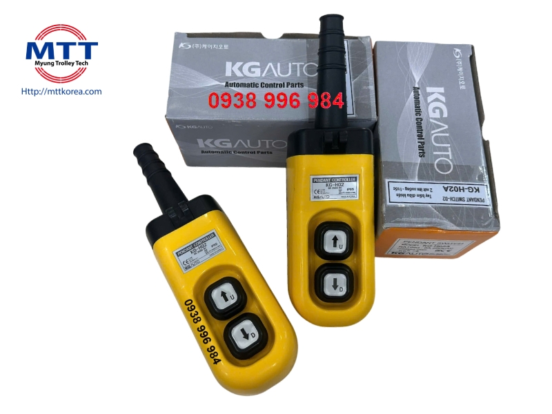 Công ty TNHH MTT Hàn Quốc Điều khiển palang H02A 2 nút có dây Công ty TNHH MTT Hàn Quốc Điều khiển palang H02A 2 nút có dây